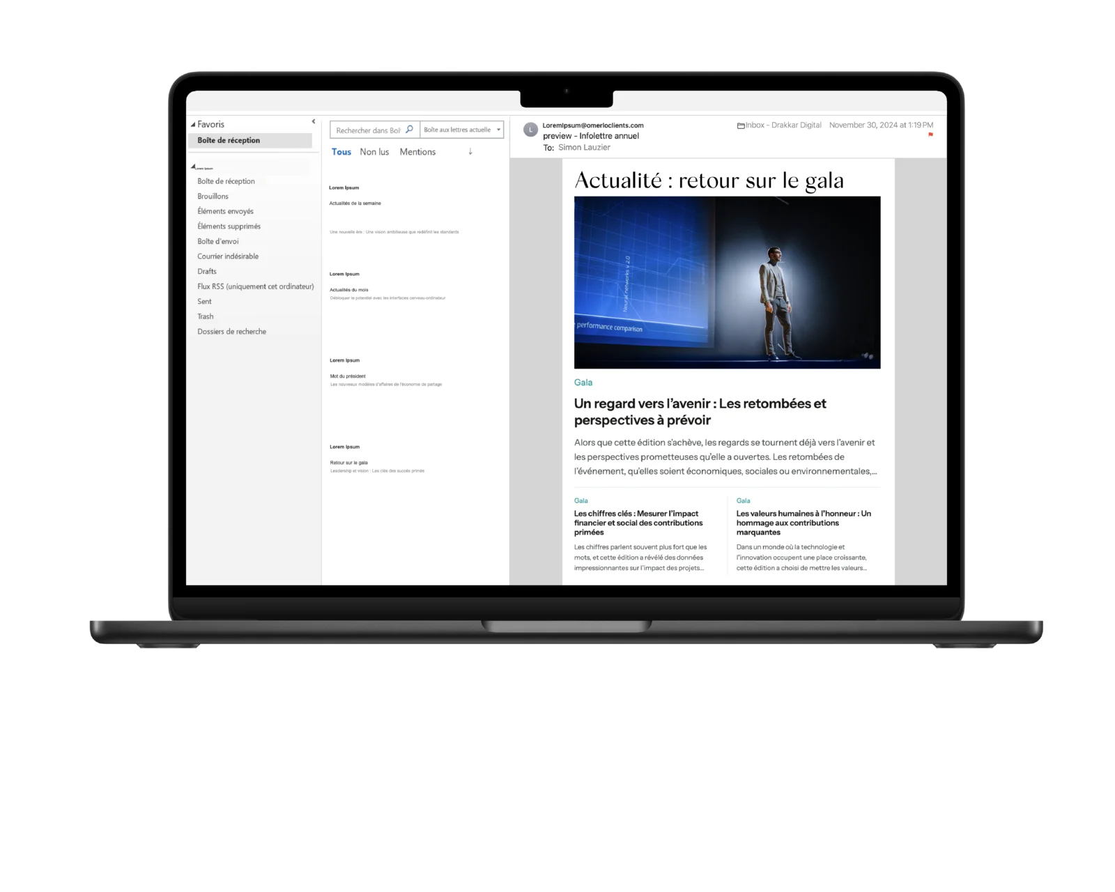 Aperçu de la plateforme Omerlo